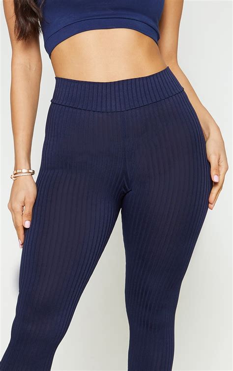 navy blue high waisted leggings.